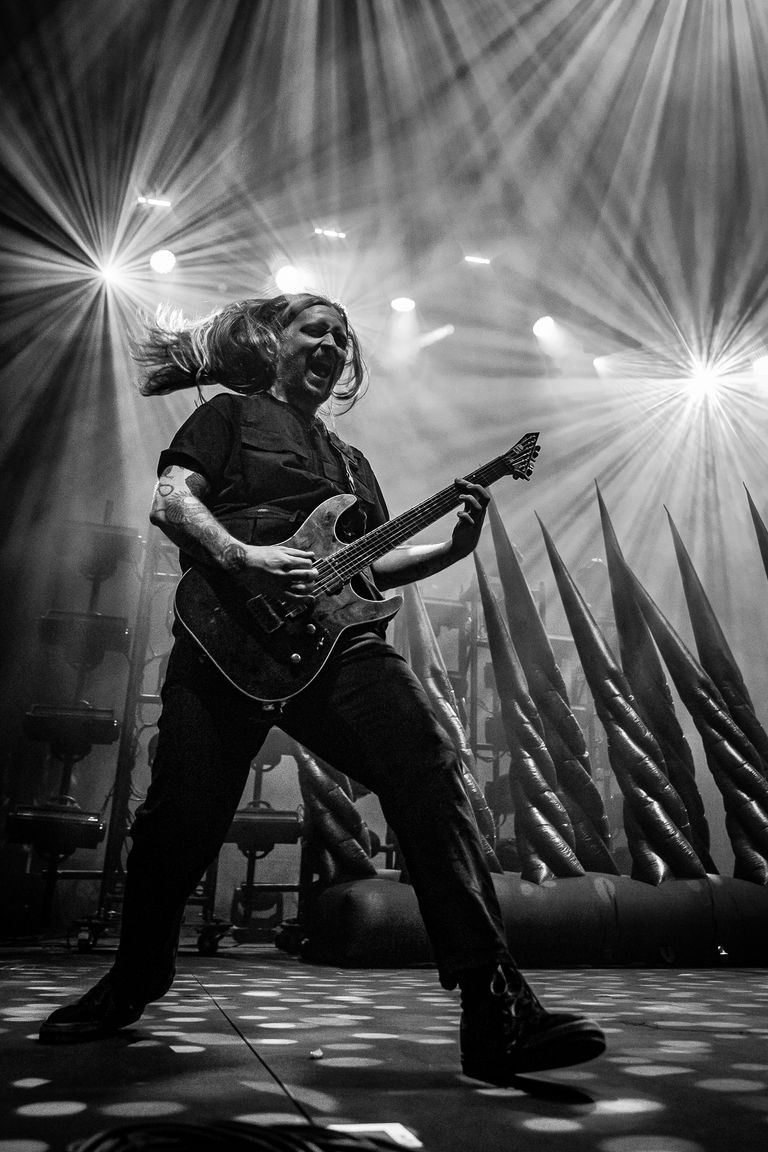 Bleed From Within performing live at AEC Theatre in Adelaide